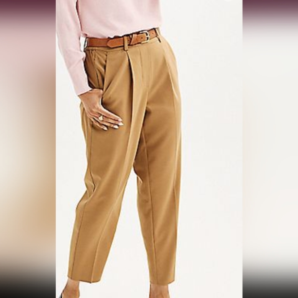 Croft&Barrow Women's Tapered Mid Rise Dress Pants   Size XXL   NWT    DarkTan